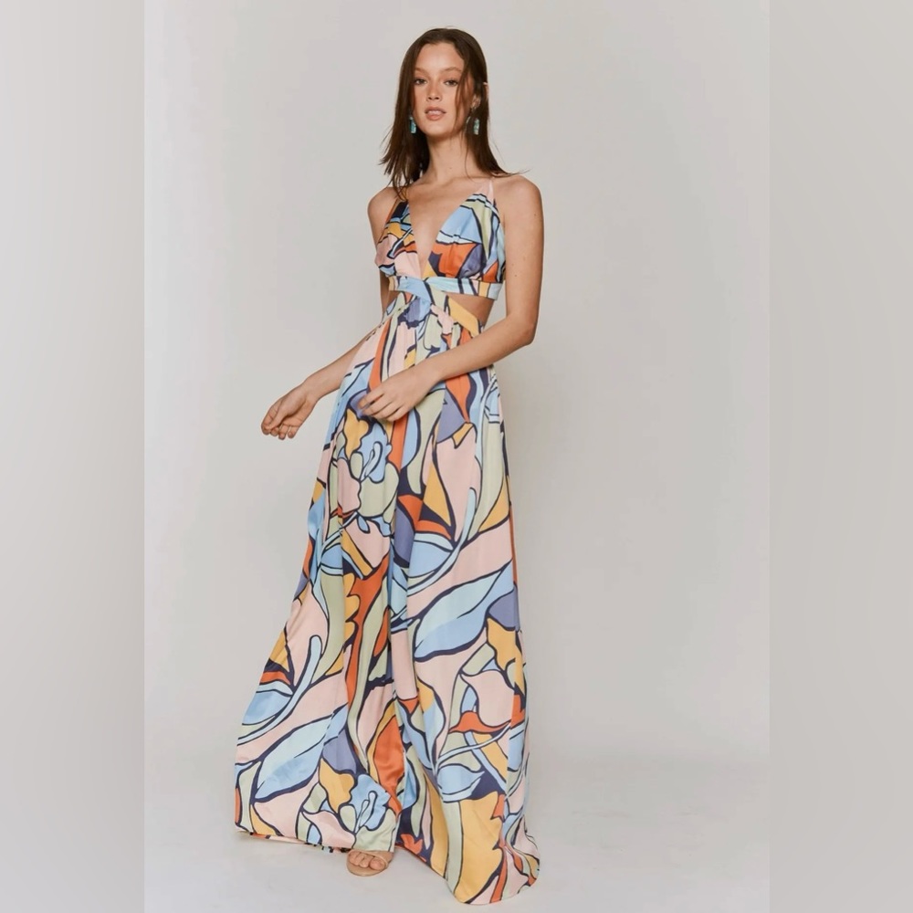 Picasso Art Maxi Dress